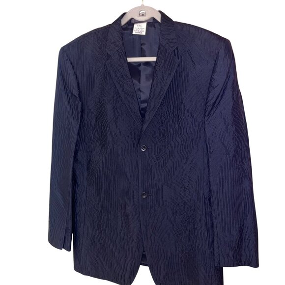 Masatomo Vintage Mens Pants Suit Size Medium Black Rare Pockets Casual - Picture 9 of 16